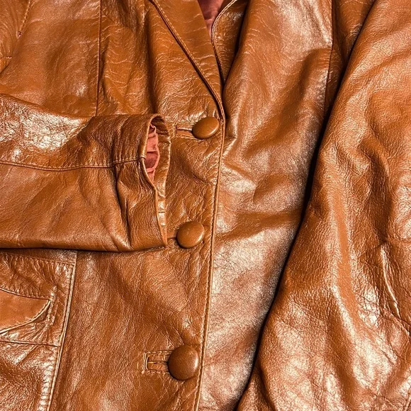 Vintage Genuine Leather Hecho En Mexico Jacket - Picture 4 of 12